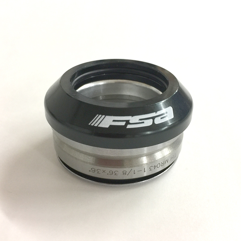 Alpina Integrated Black Bicycle Headset - 1-1/8" Steerer Tube, 36 X 45 Degree - ALPHST0001